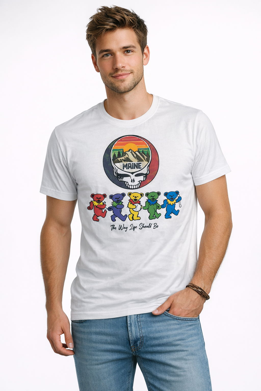 Maine "The Way Life Should Be" Graphic T-Shirt