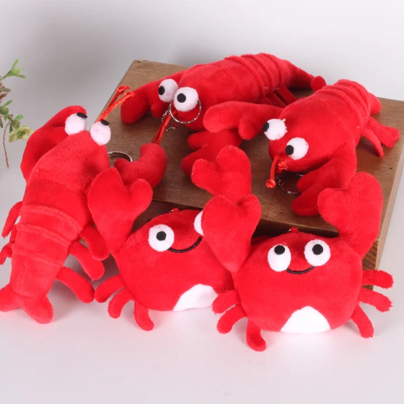 IMG_0026 Lobster Plush Toy with Keychain