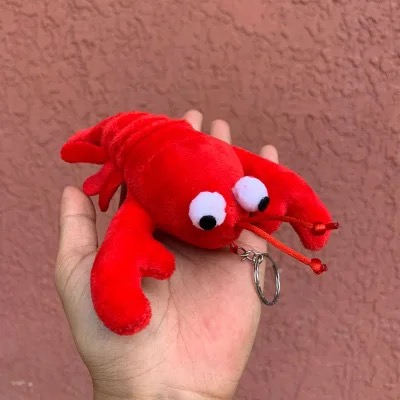 IMG_0027 Lobster Plush Toy with Keychain