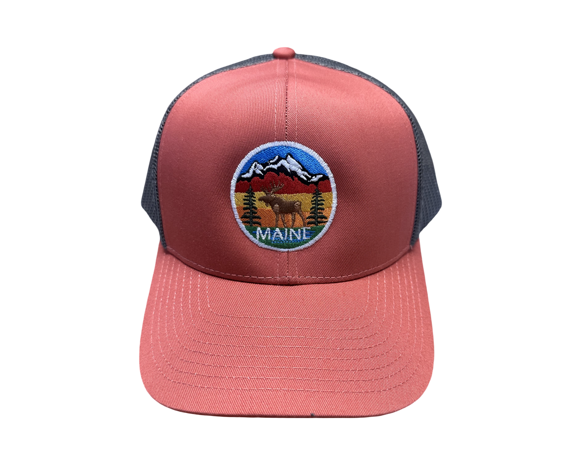 Maine Scene Moose Cap