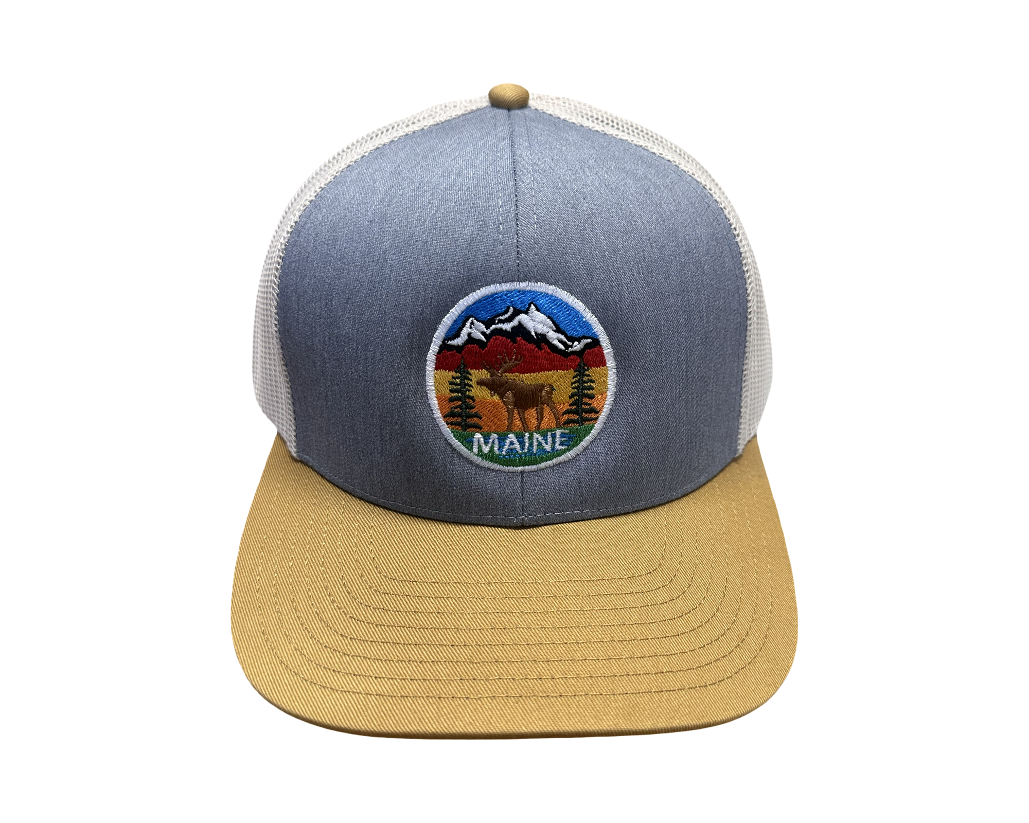 Maine Scene Moose Cap