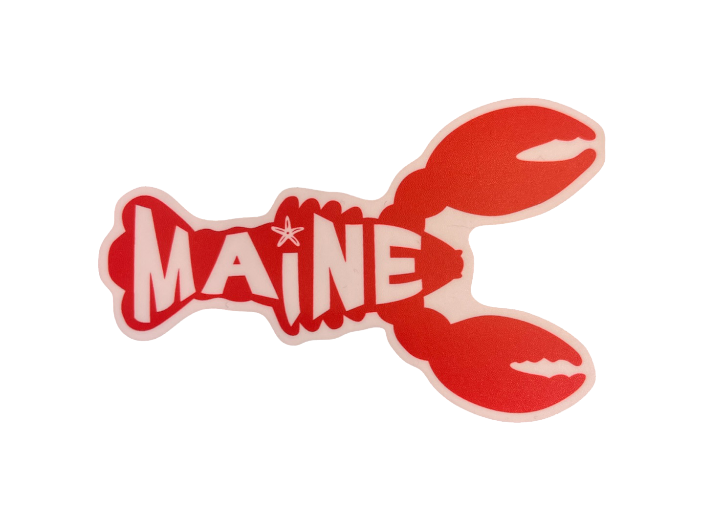 Maine Lobster Stickers - 4” x 2"