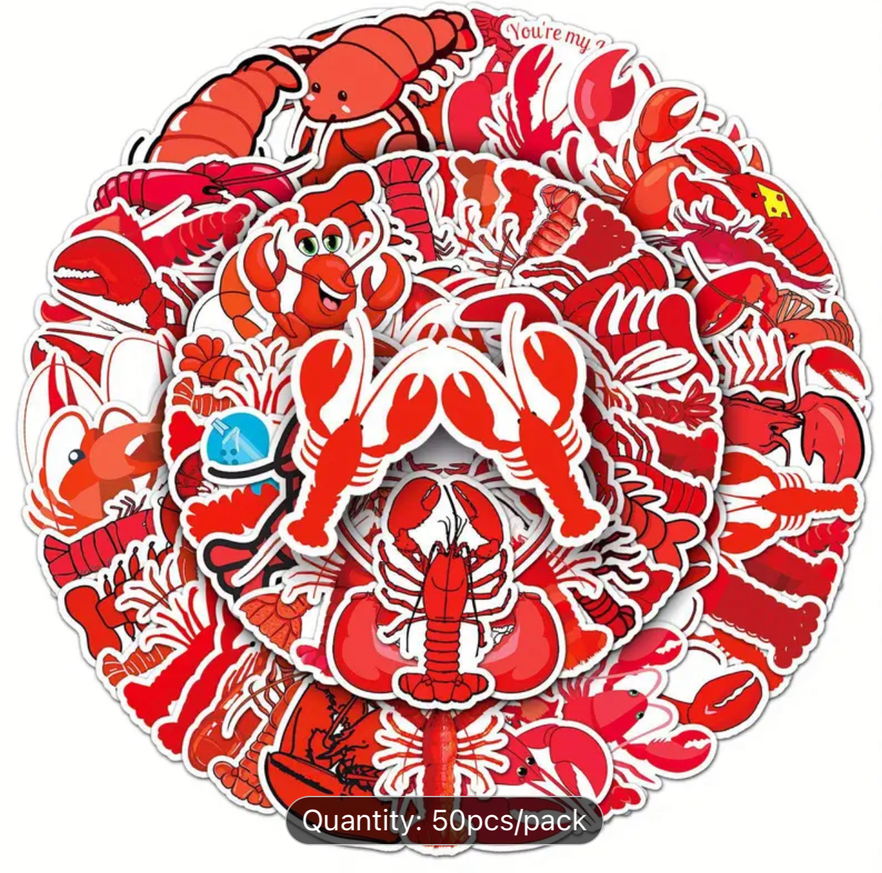 Lobster Stickers Waterproof