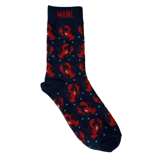 IMG_0455 Maine Lobster Printed Socks