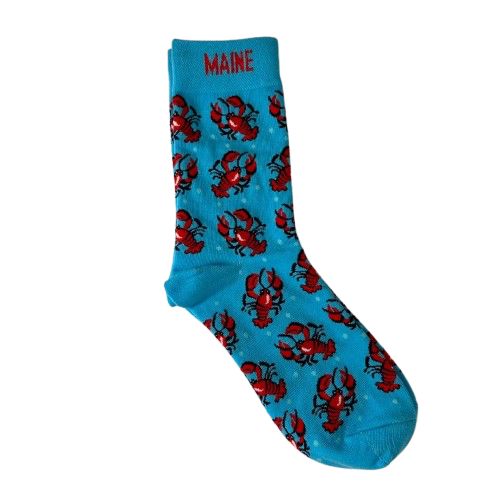 IMG_0456 Maine Lobster Printed Socks