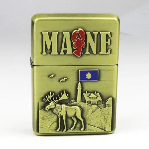 GWI-7001 Lighter with Maine Scene