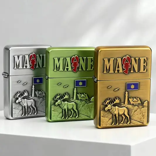 GWI-7001 Lighter with Maine Scene