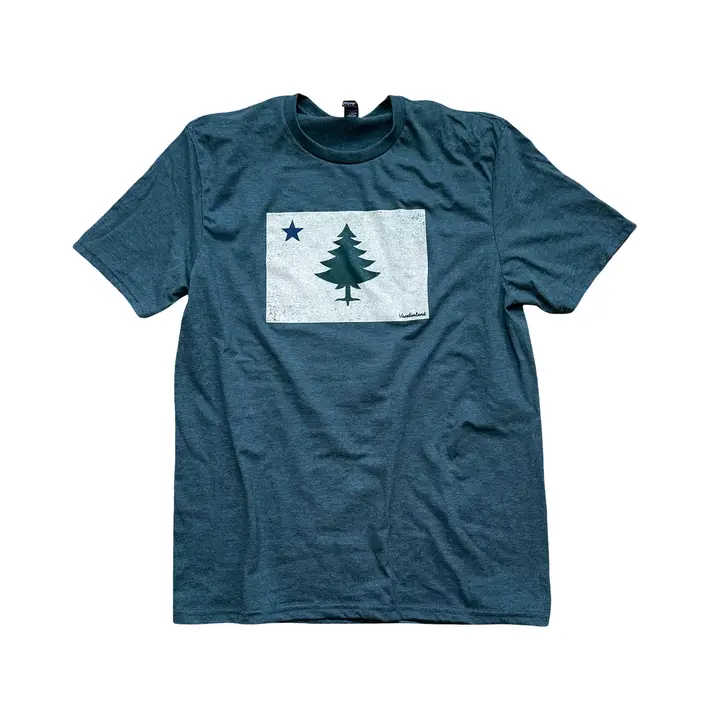 Vintage 1901 Maine Flag Tee