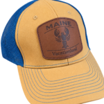 Maine Leather Patch Low Pro Trucker Hats