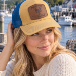Maine Leather Patch Low Pro Trucker Hats