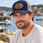 Maine Leather Patch Low Pro Trucker Hats