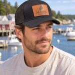 Maine Leather Patch Low Pro Trucker Hats