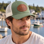Maine Leather Patch Low Pro Trucker Hats