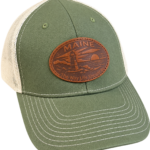 Maine Leather Patch Low Pro Trucker Hats