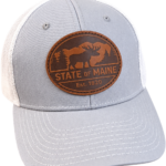 Maine Leather Patch Low Pro Trucker Hats